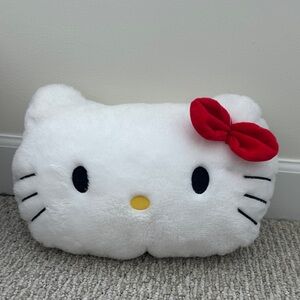 Hello Kitty White and Red Plush Pillow